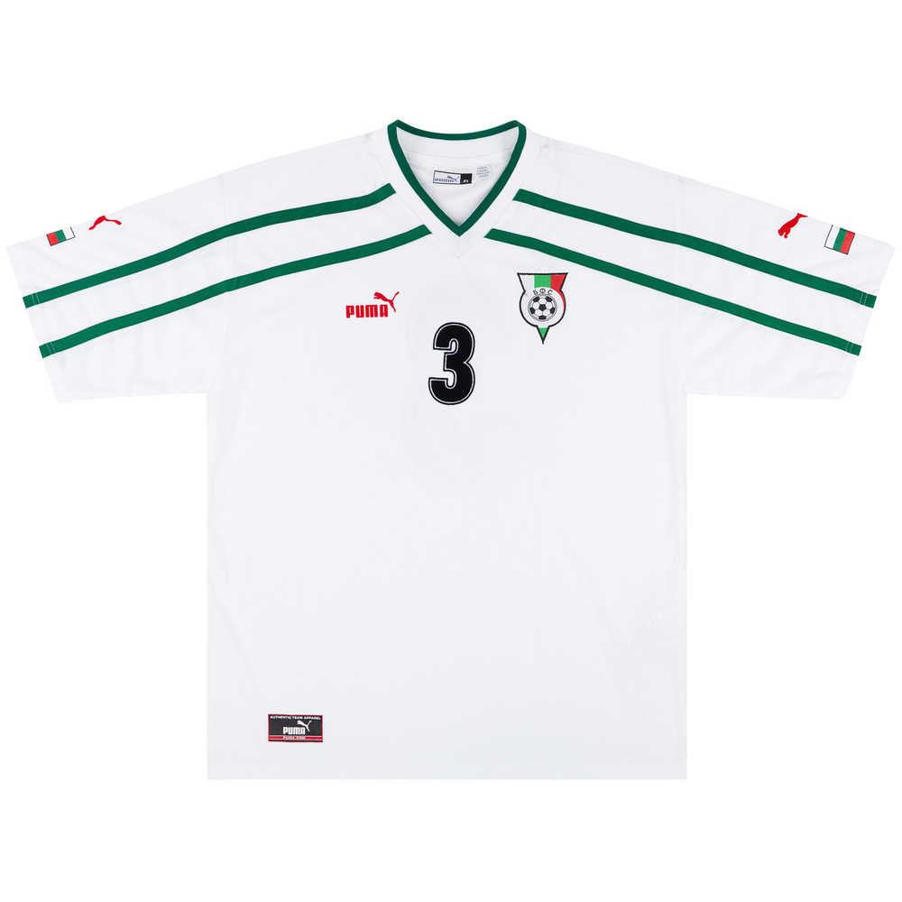 2001 Bulgaria Match Worn Home Shirt #3 (Markov) v Denmark