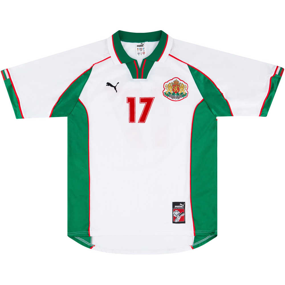 1999 Bulgaria Match Worn Home Shirt #17 (Yovov) v Sweden