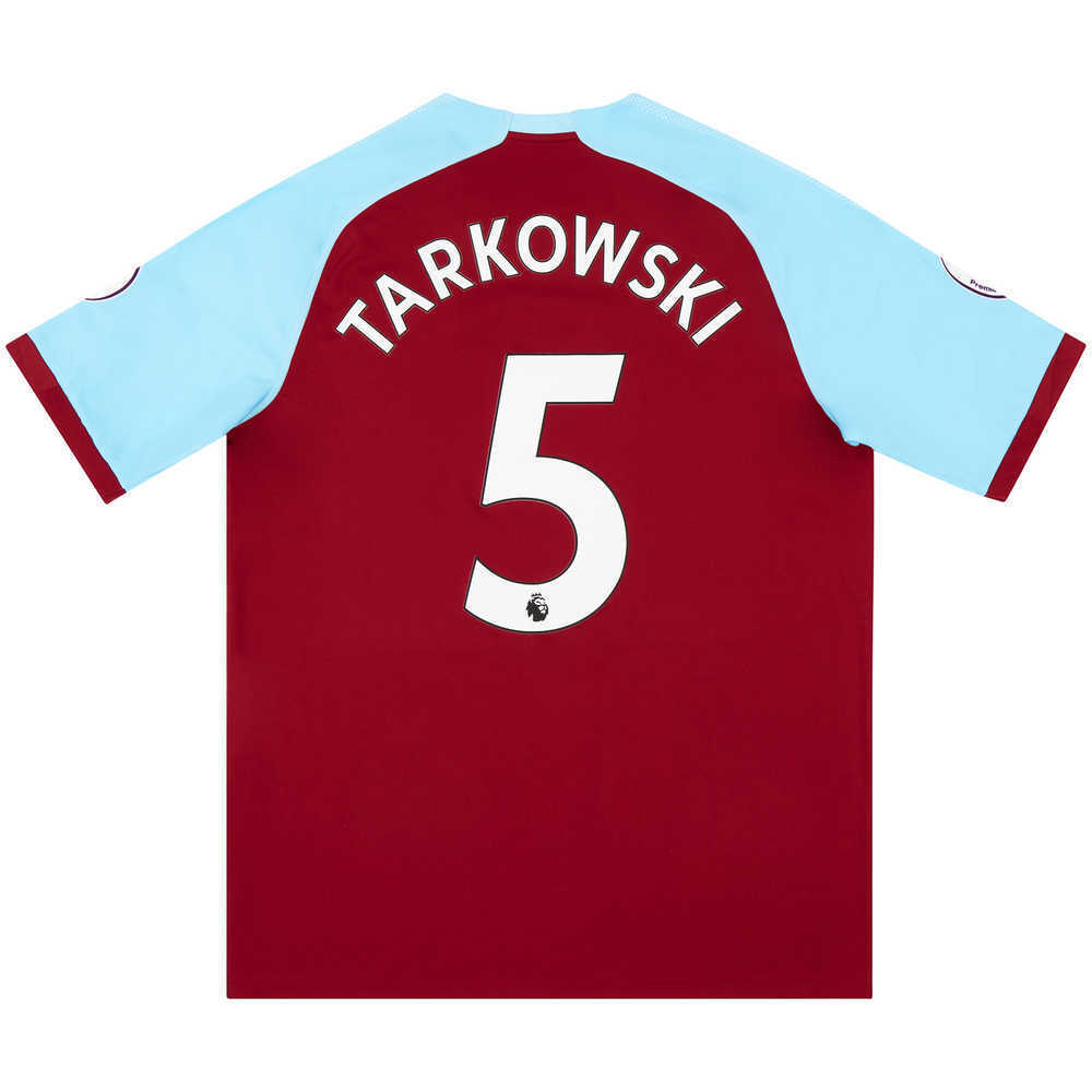 2018-19 Burnley Match Worn Home Shirt Tarkowski #5