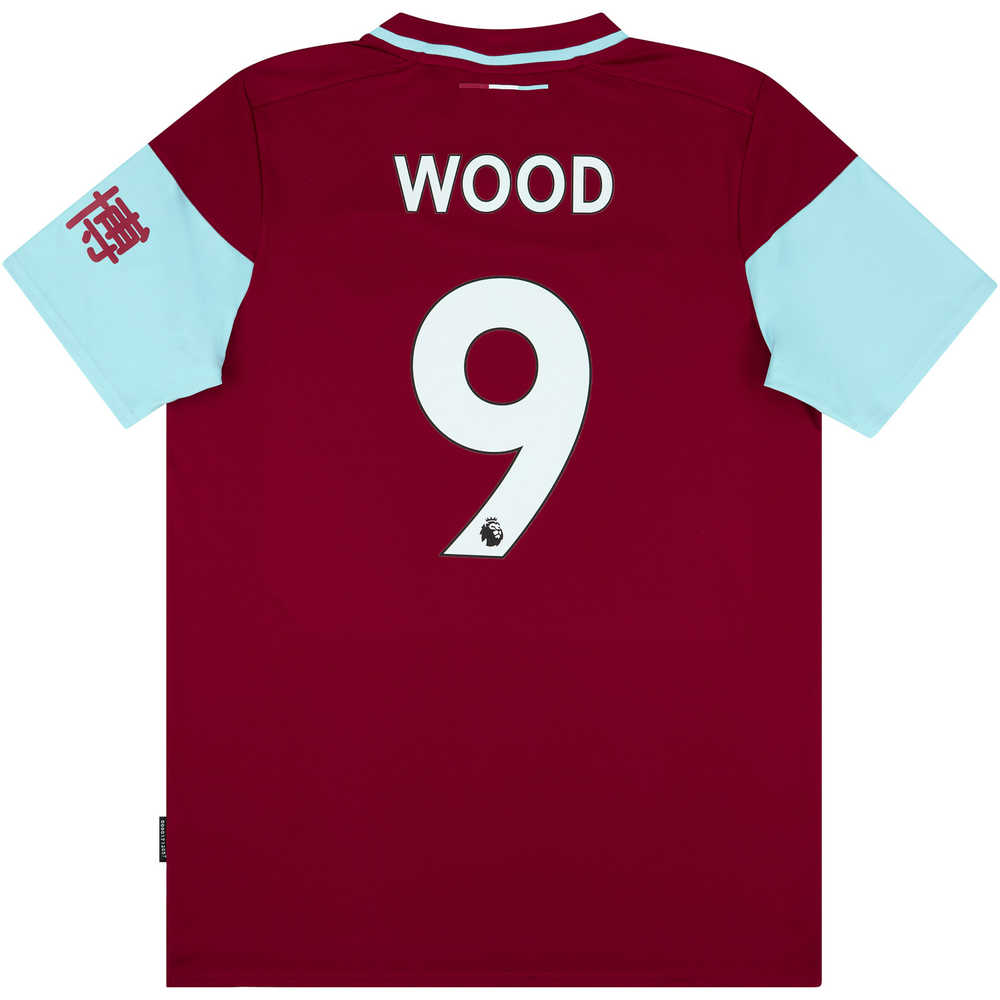 2020-21 Burnley Home Shirt Wood #9 *w/Tags*