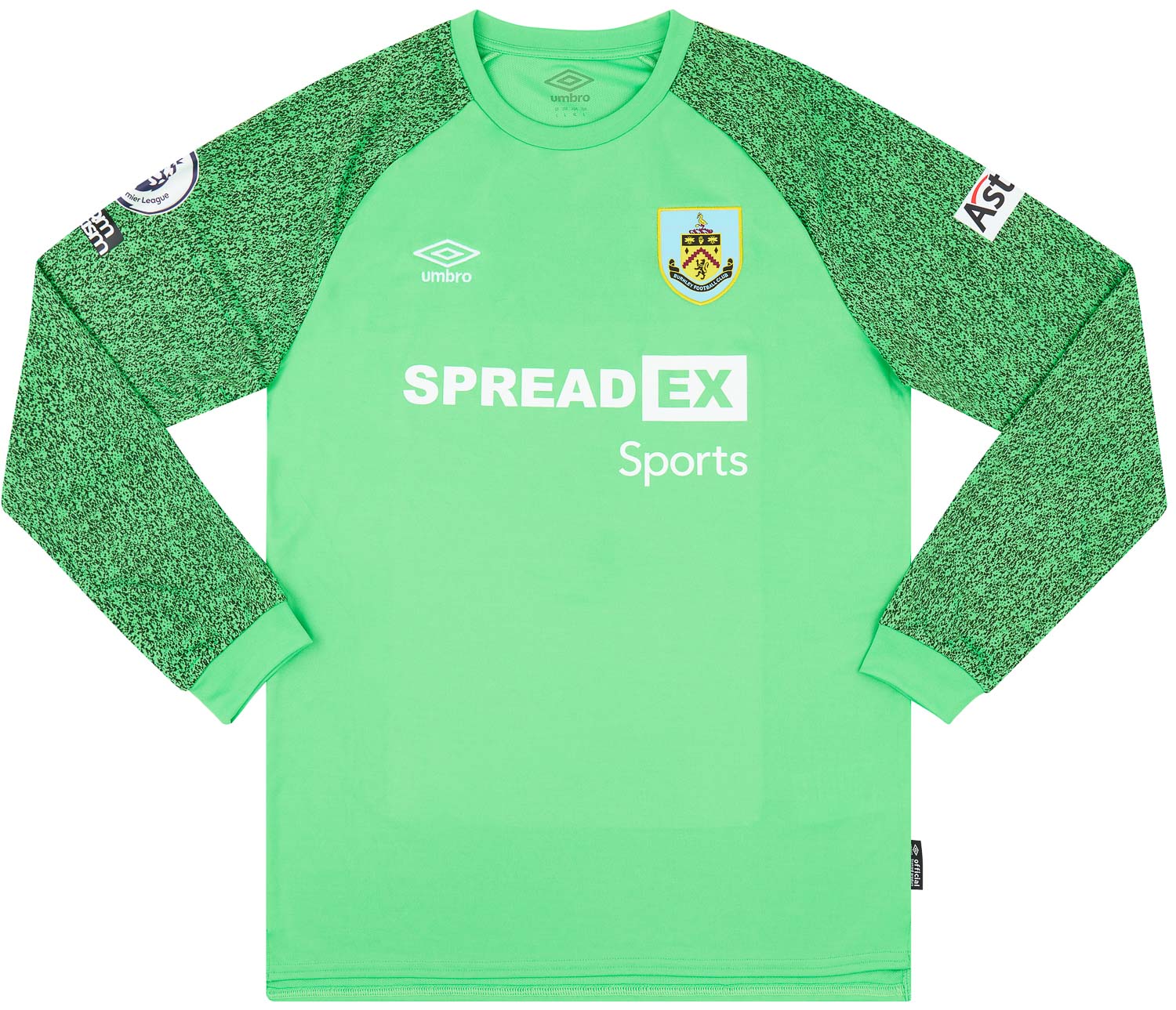 2021-22 Burnley Match Issue GK Shirt Pope #1