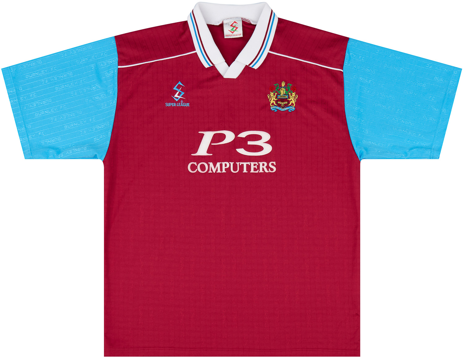 BURNLEY 2001 2002 HOME FOOTBALL SHIRT SOCCER JERSEY SUPER LEAGUE sz L MENS