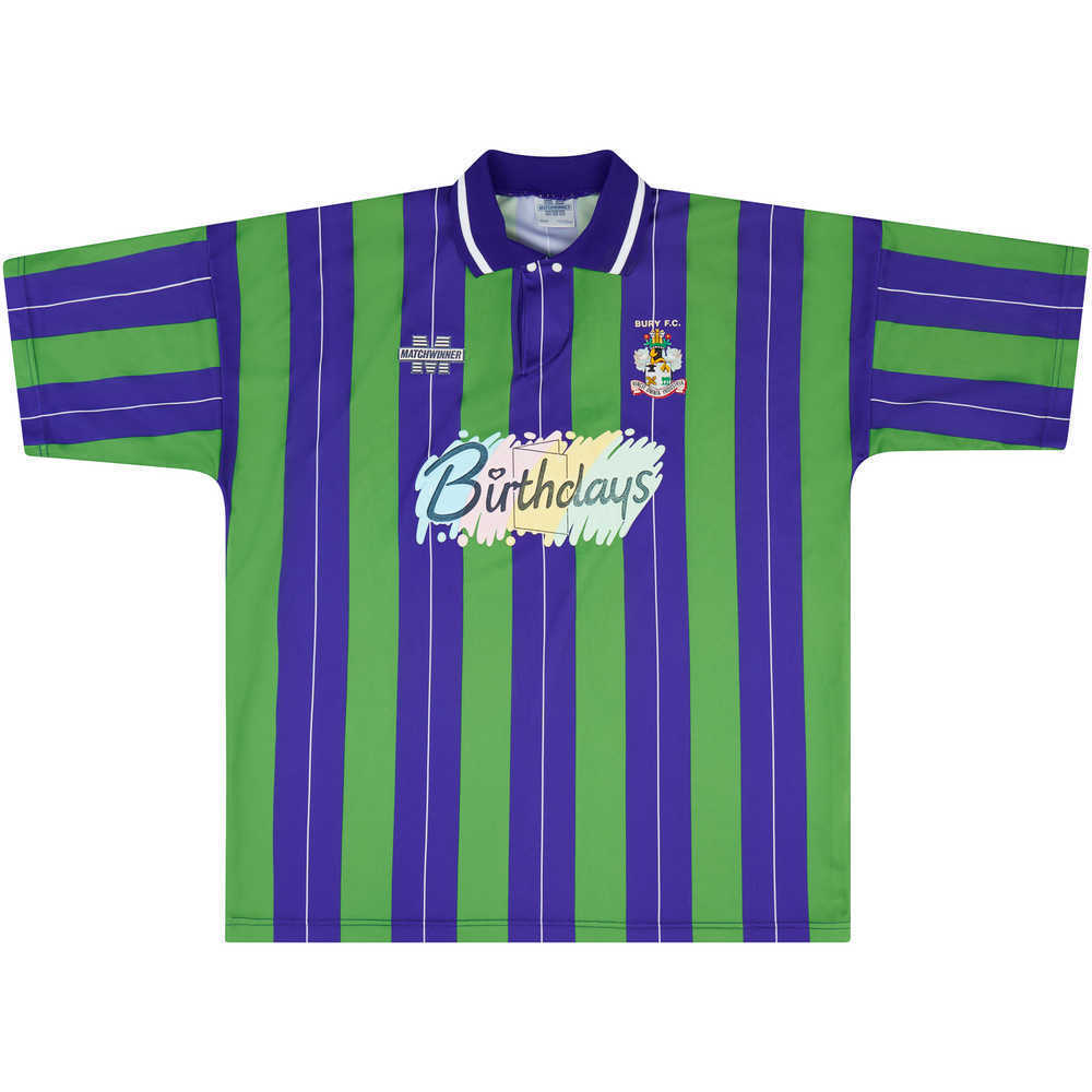 1994-95 Bury Away Shirt *Mint* XL