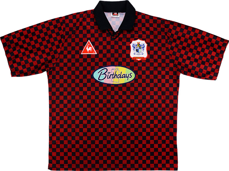 1995-96 Bury Away Shirt