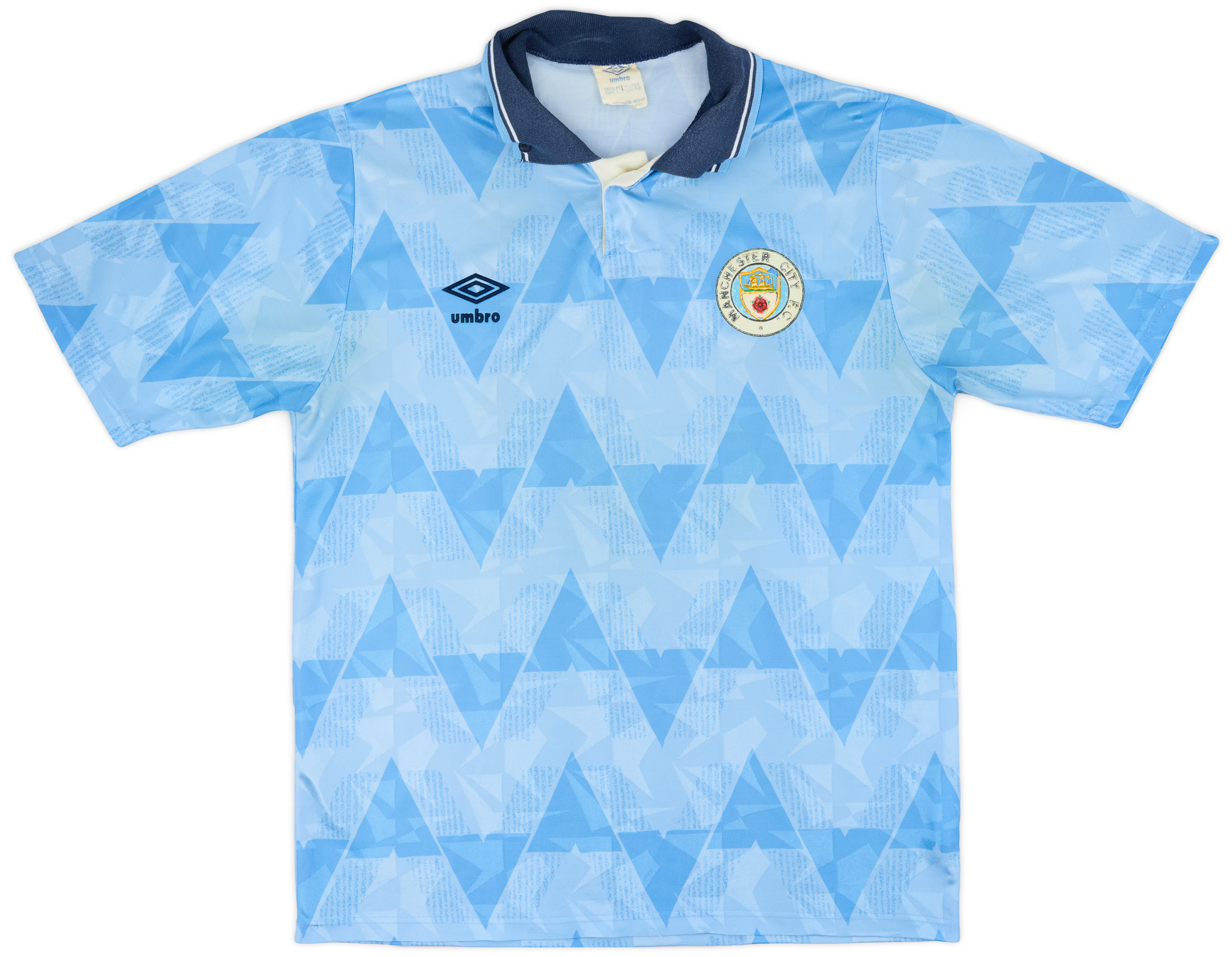 1989-91 Manchester City Home Shirt - 6/10 - ()