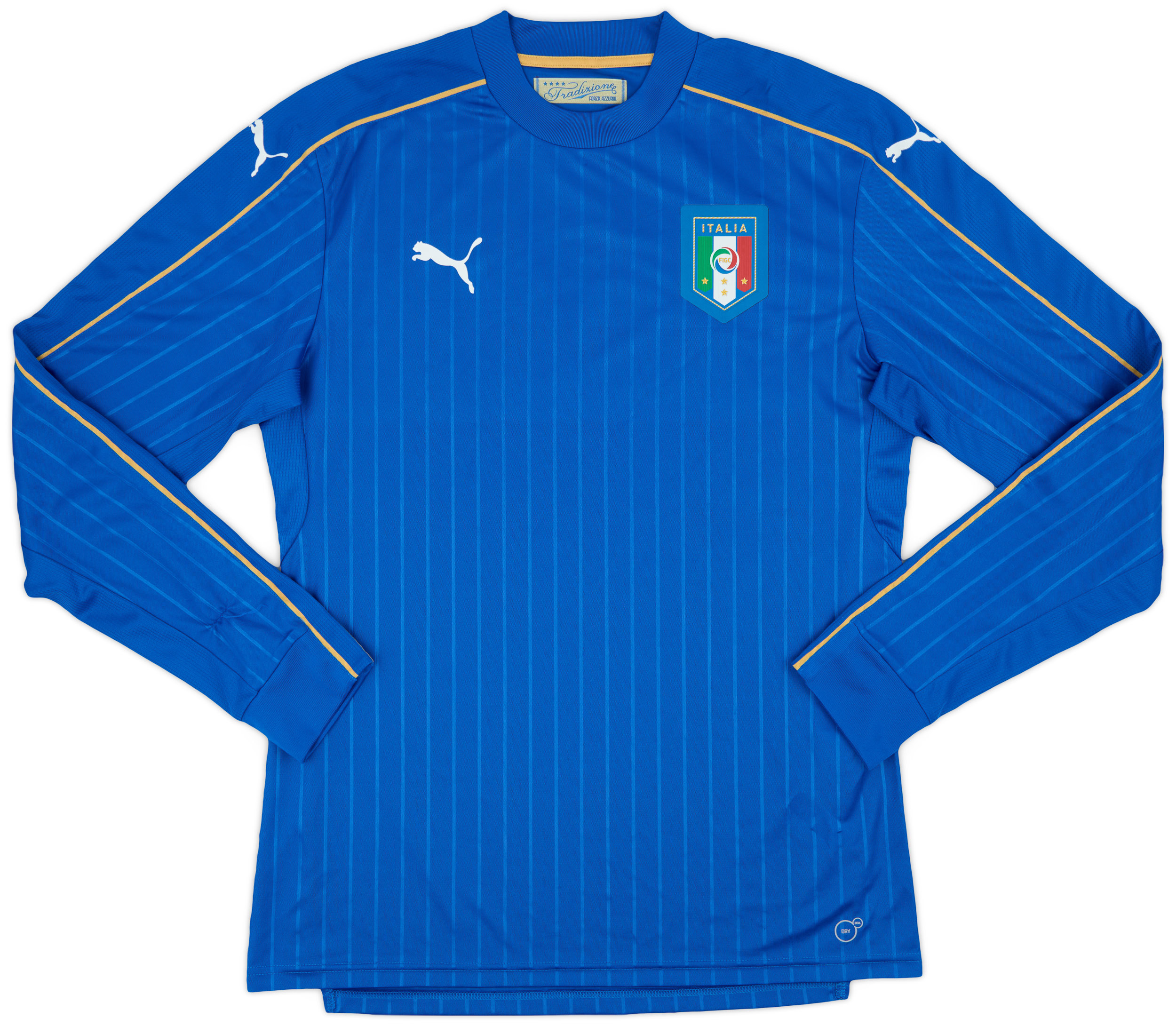 2016-17 Italy Player Issue Home Shirt - 9/10 - ()