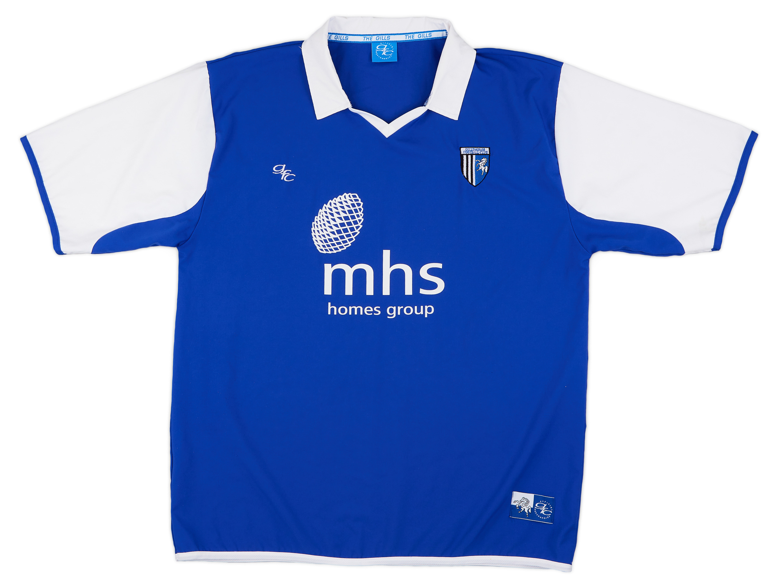 Gillingham Away football shirt 2000 - 2002. Sponsored by Medway News