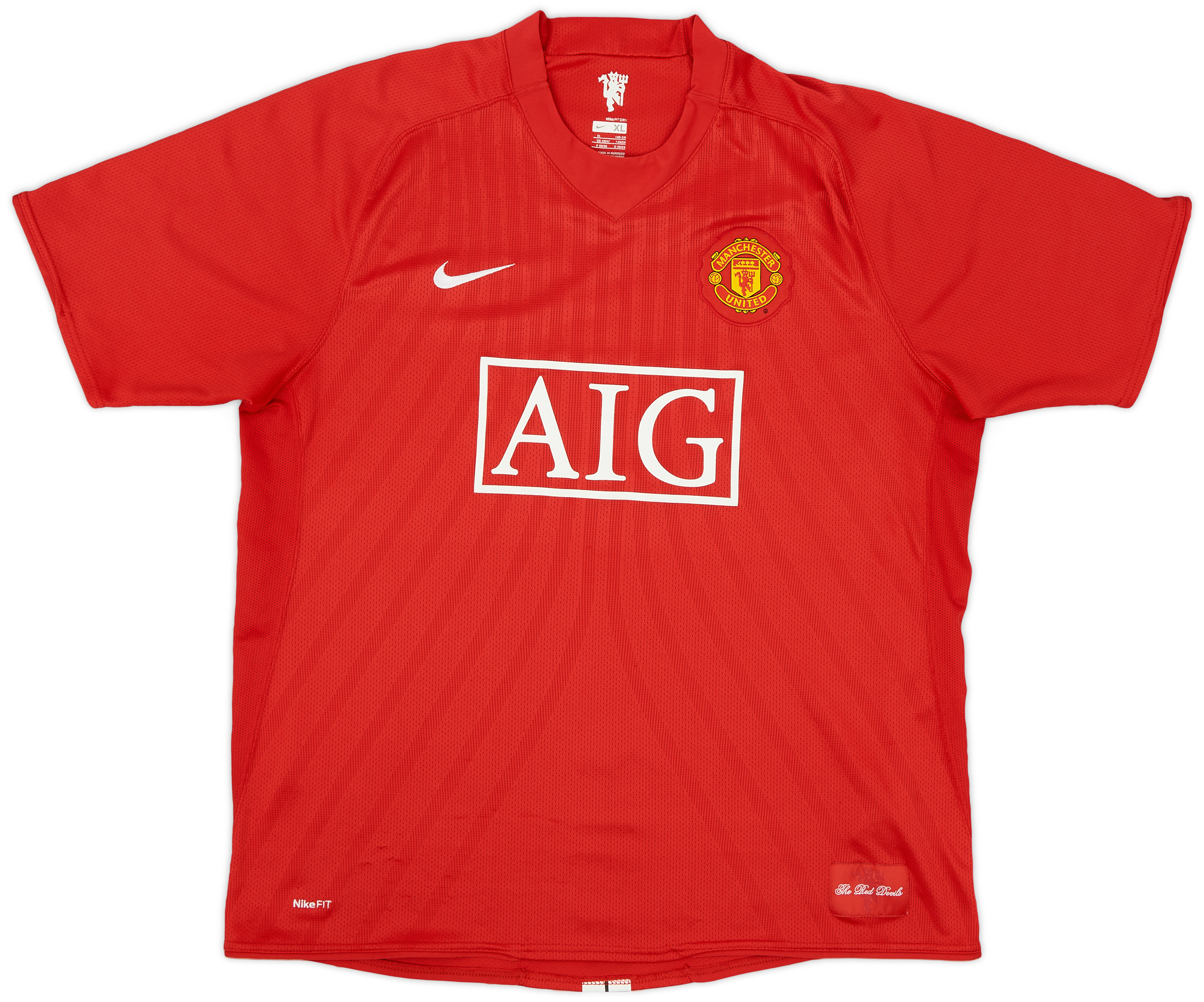 2007-09 Manchester United Home Shirt - 5/10 - ()