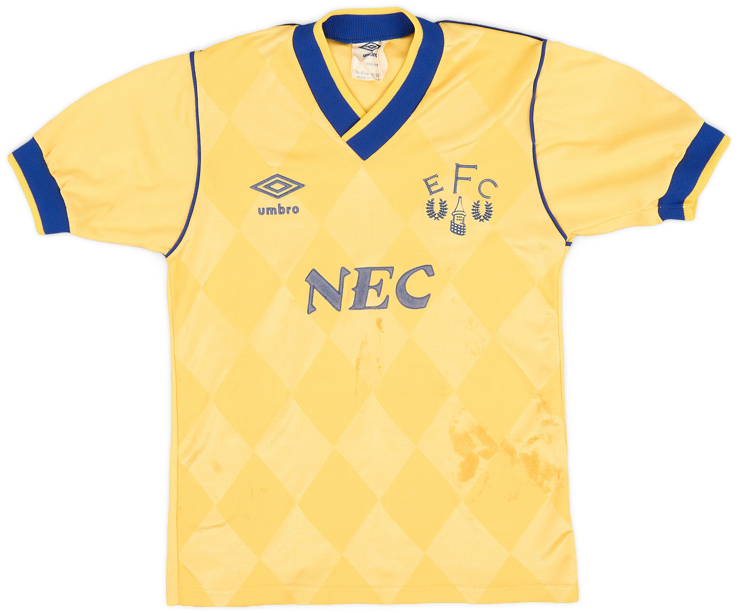 1986-88 Everton Away Shirt - Good 5/10 - (M.Boys)