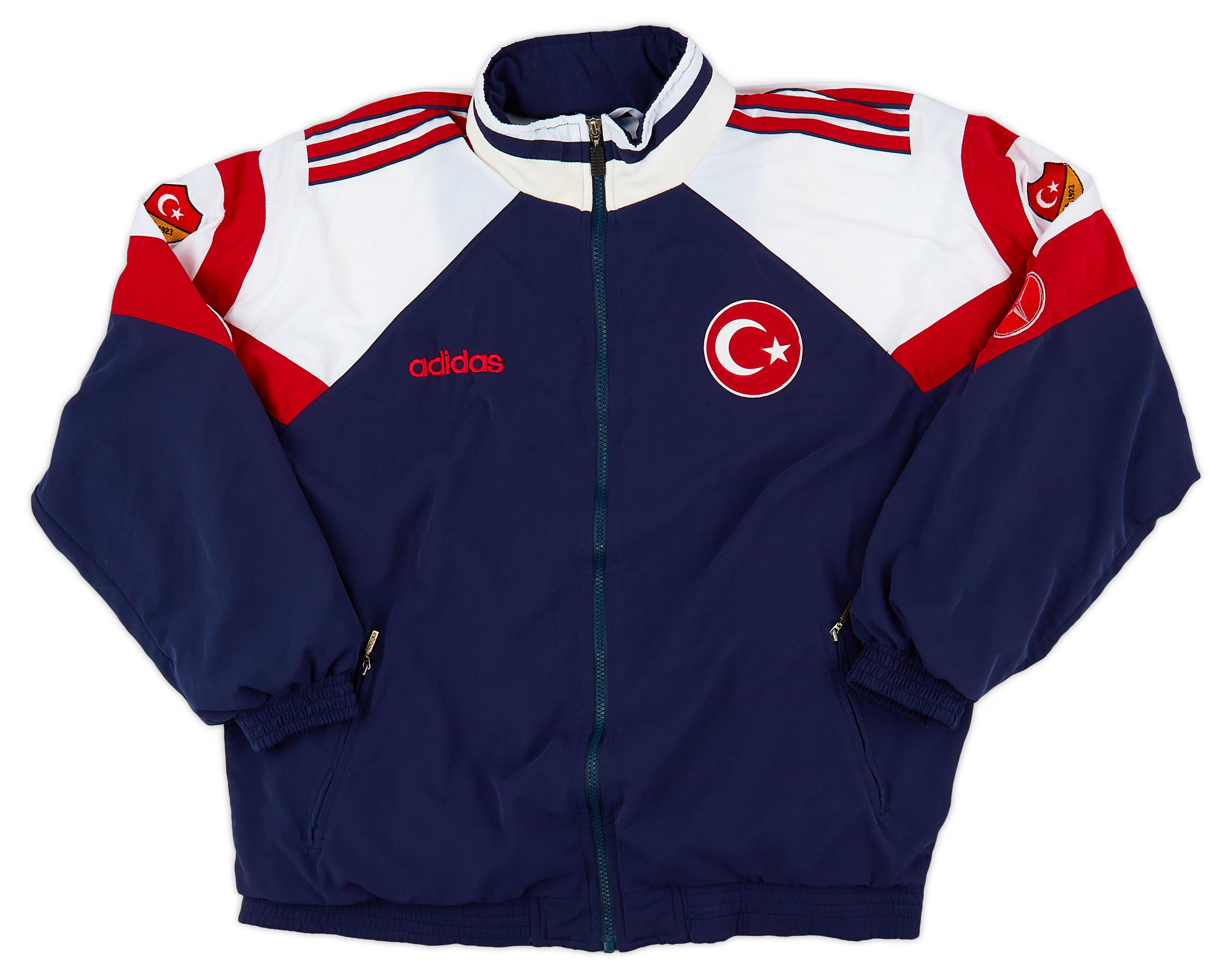 Roestig Napier Omringd 1996-97 Turkey adidas Track Jacket - Excellent 9/10 - (S)
