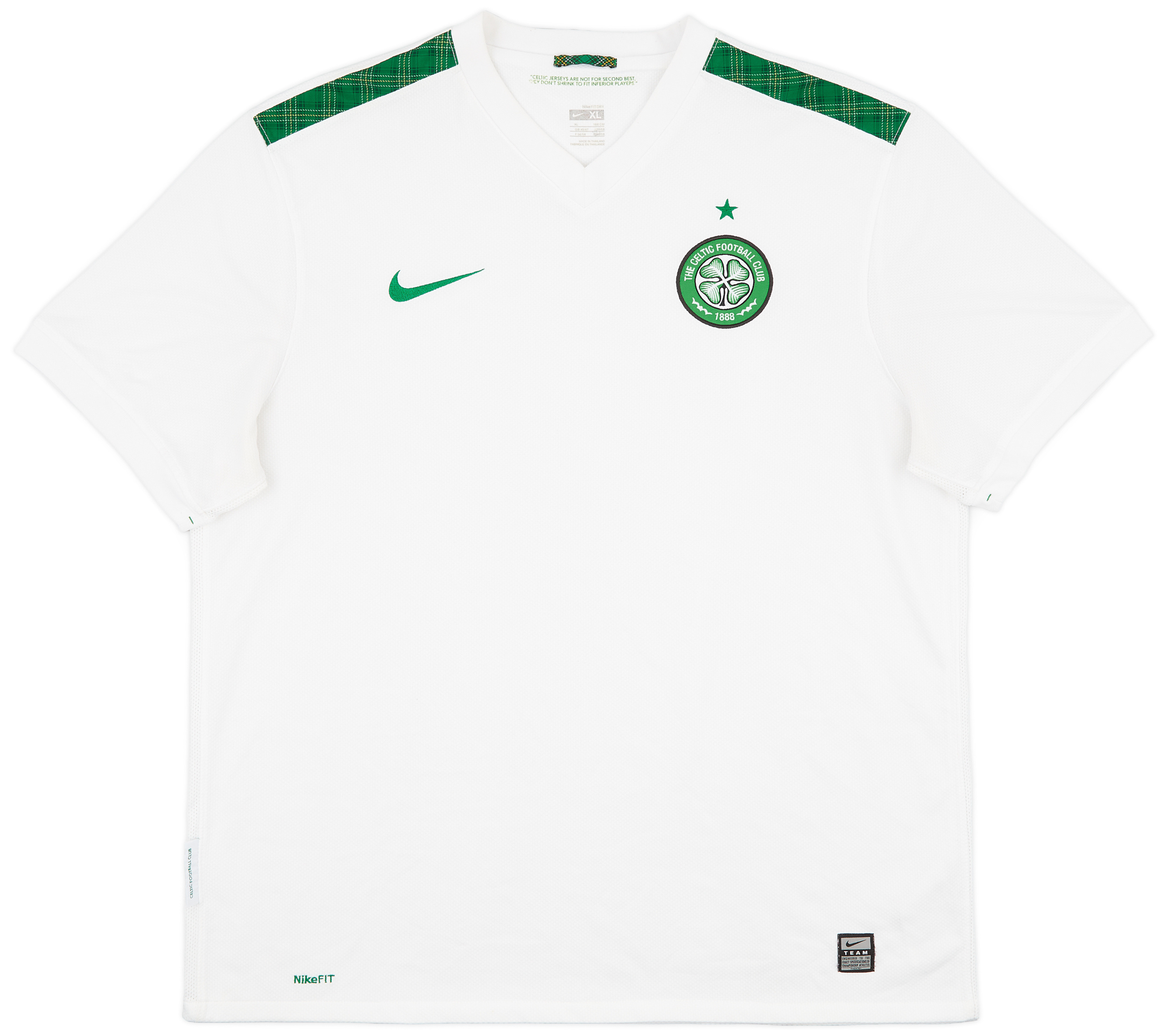 Celtic Shirt Vintage Celtic Nike Football Team Home Jersey 