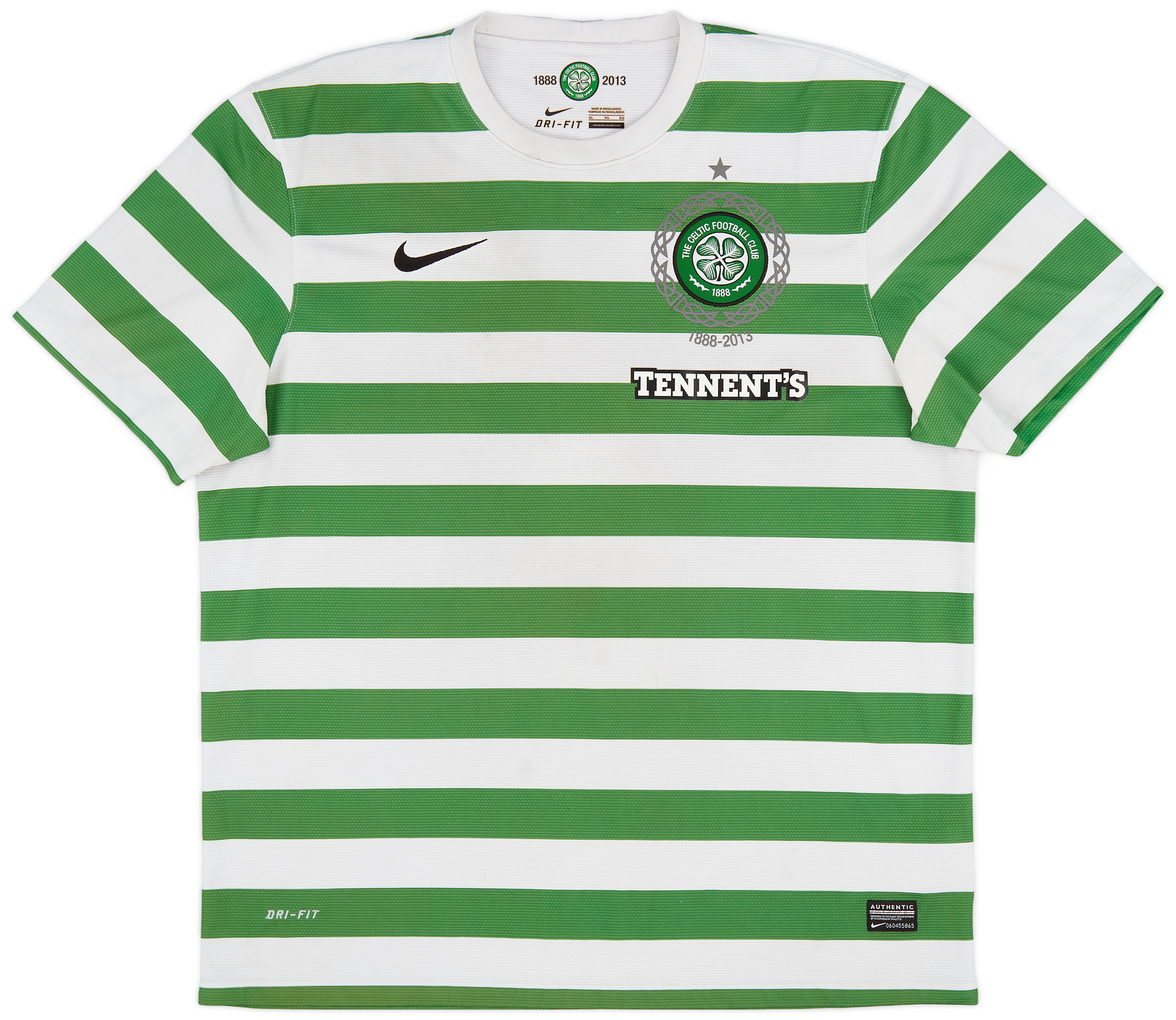 2012-13 Celtic '125th Anniversary' Home Shirt - 7/10 - ()