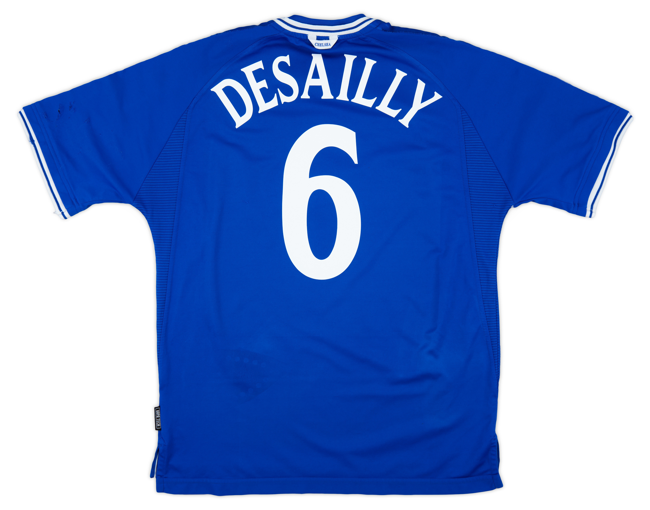 1999-01 Chelsea Home Shirt Desailly #6 - Good 5/10 - (XL)