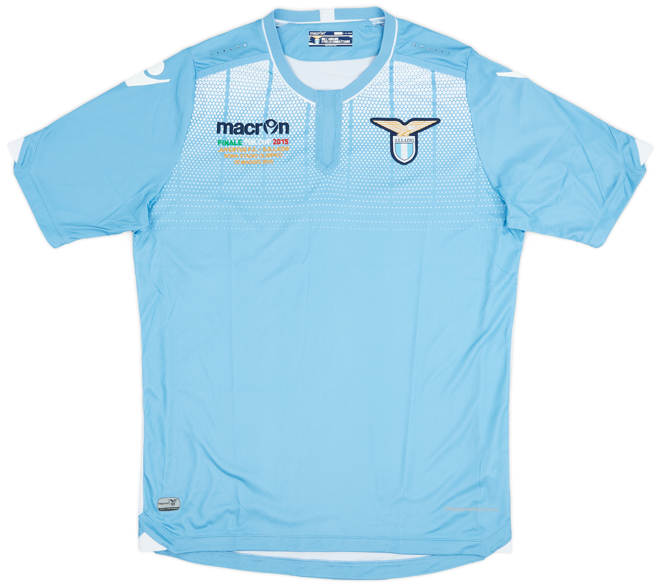 2015-16 Lazio 'Finale TIM Cup 2015' Home Shirt - 9/10 - ()