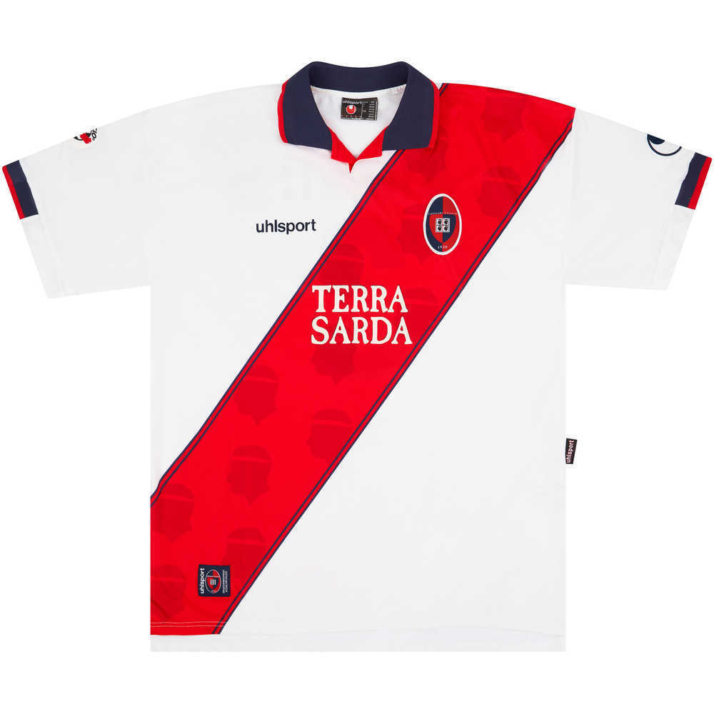 2000-01 Cagliari Match Issue Away Shirt Circati #3