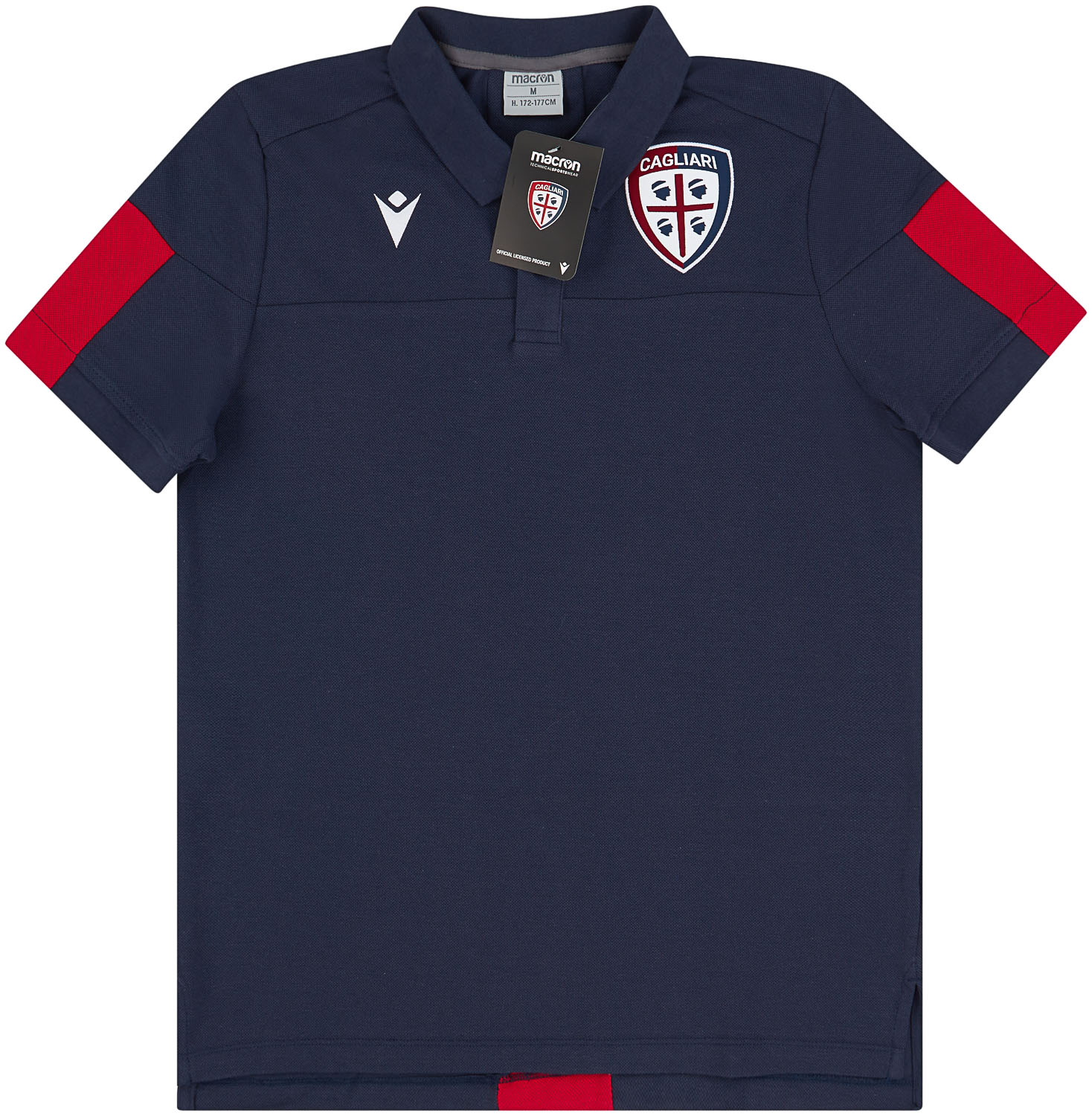 2019-20 Cagliari Macron Polo T-Shirt - NEW