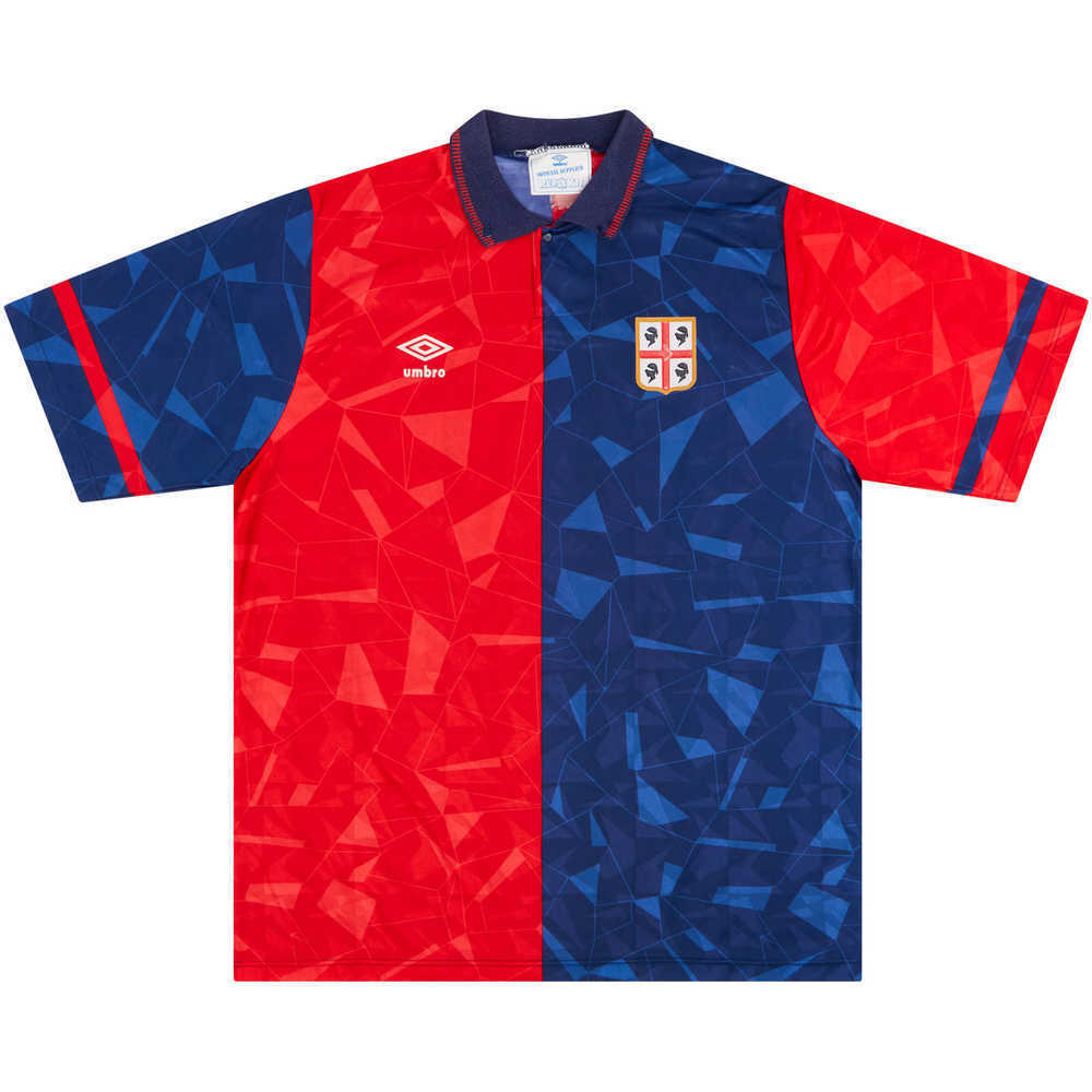 1990-93 Cagliari Home Shirt (Excellent) XL