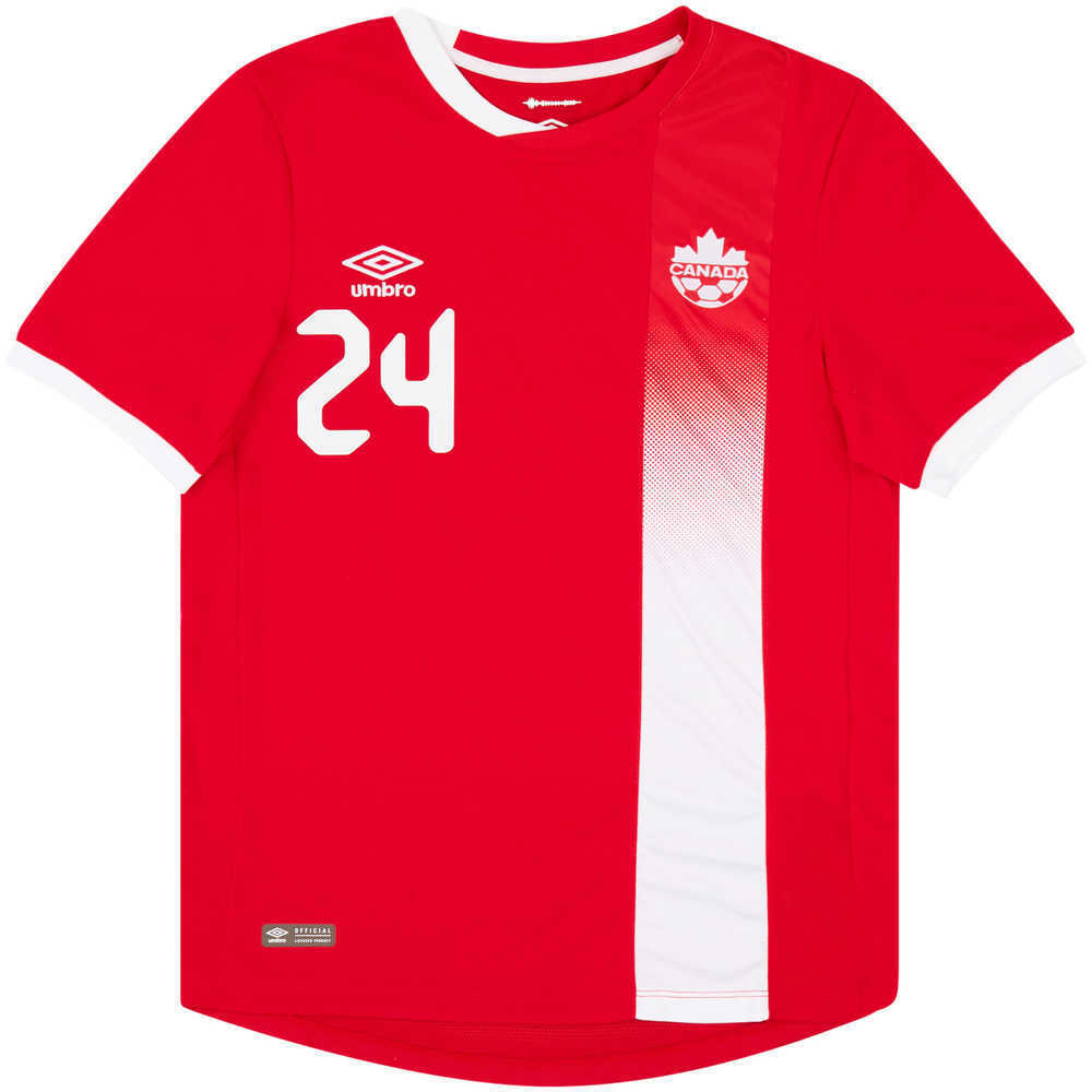 2016-18 Canada Match Issue Home Shirt Pasher #24