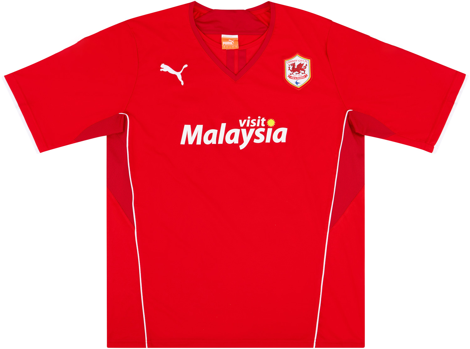 Retro Cardiff City Shirt