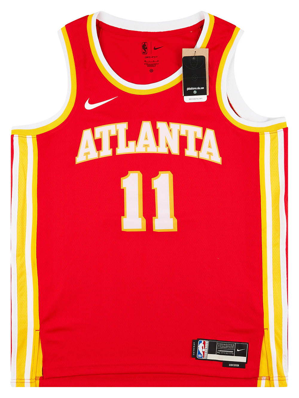 2020-23 Atlanta Hawks Young #11 Nike Swingman Away Jersey ()