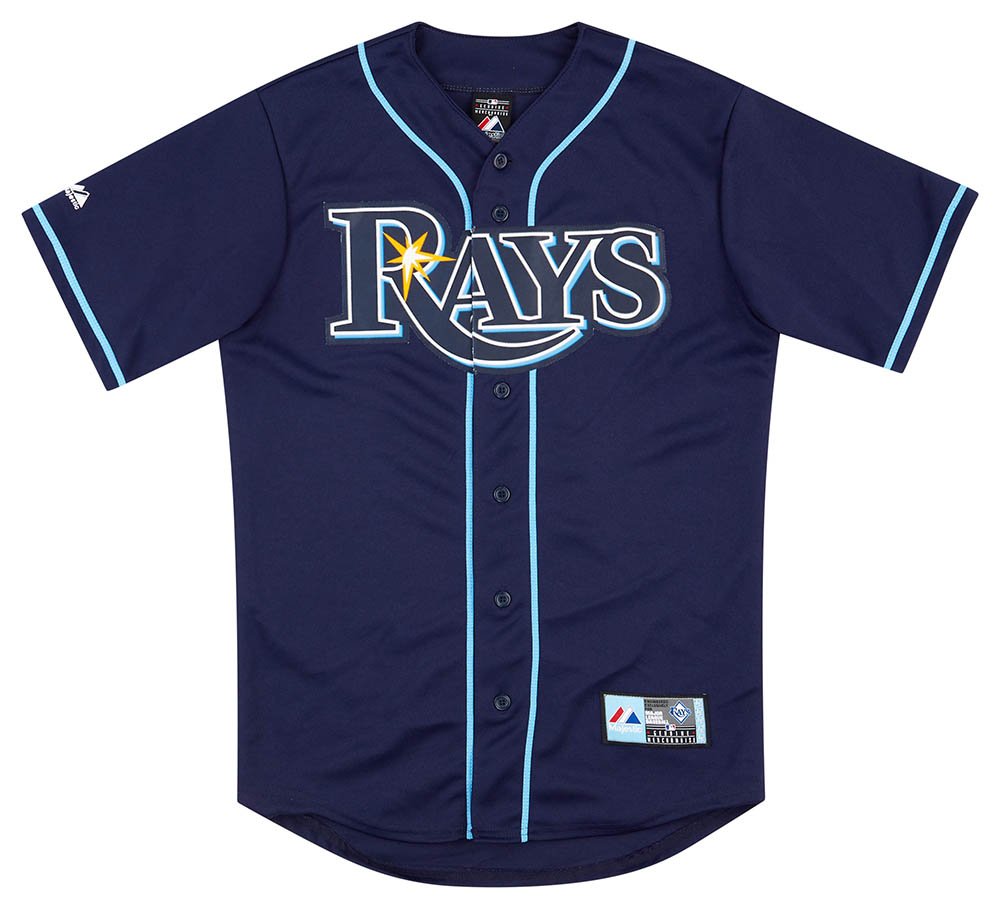 2009-14 TAMPA BAY RAYS MAJESTIC COOL BASE JERSEY (ALTERNATE) Y