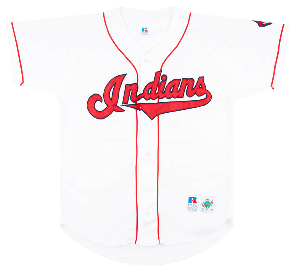 1994-99 Cleveland Indians Russell Athletic Home Jersey