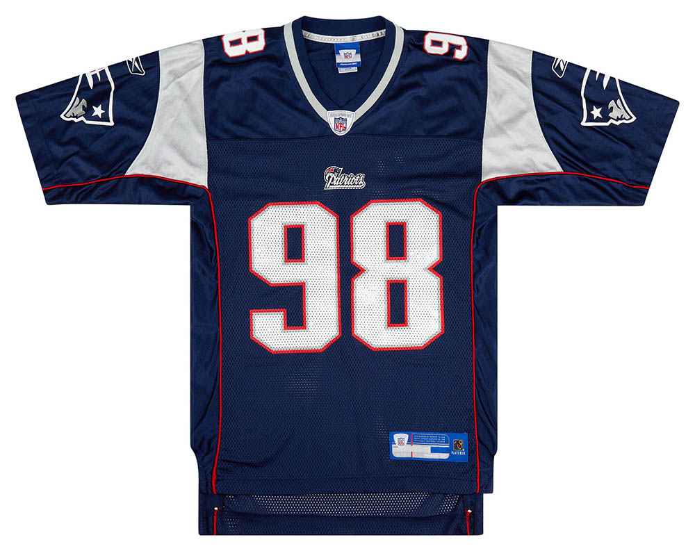 2005 New England Patriots C. Brown #98 Reebok On Field Home Jersey  (Excellent) S
