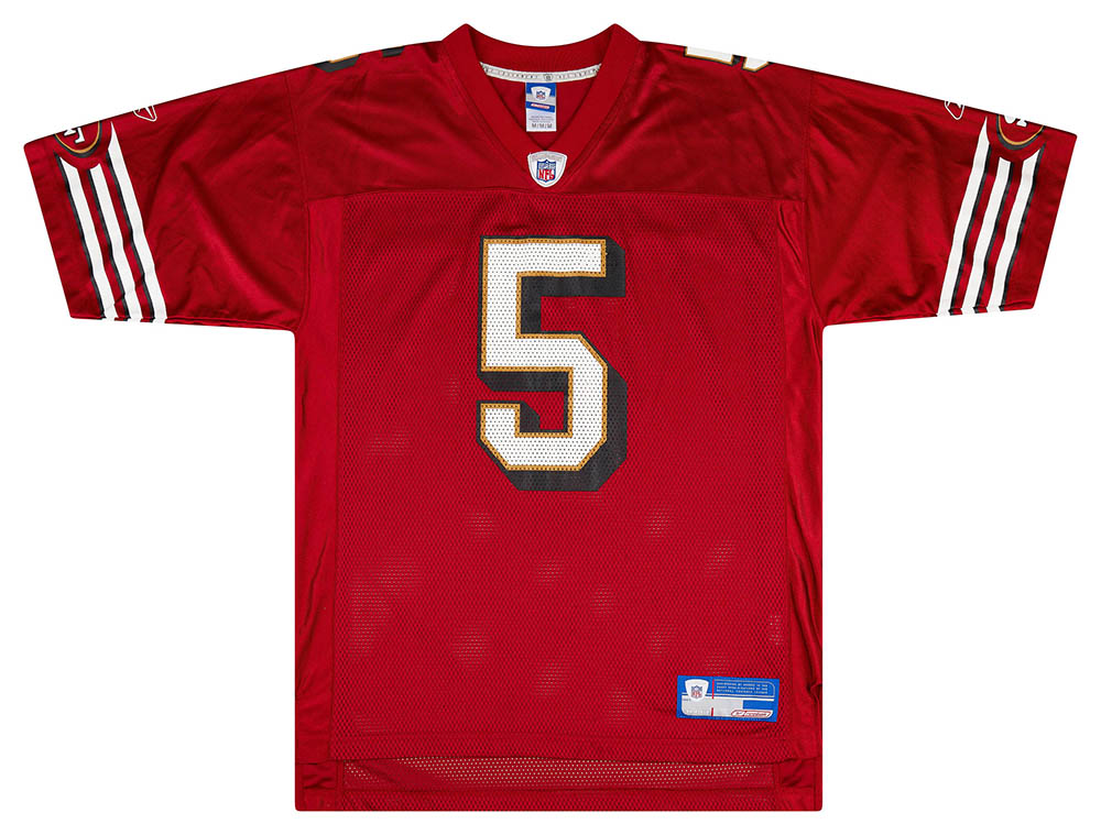 2002-03 San Francisco 49ers Garcia #5 Reebok On Field Home Jersey