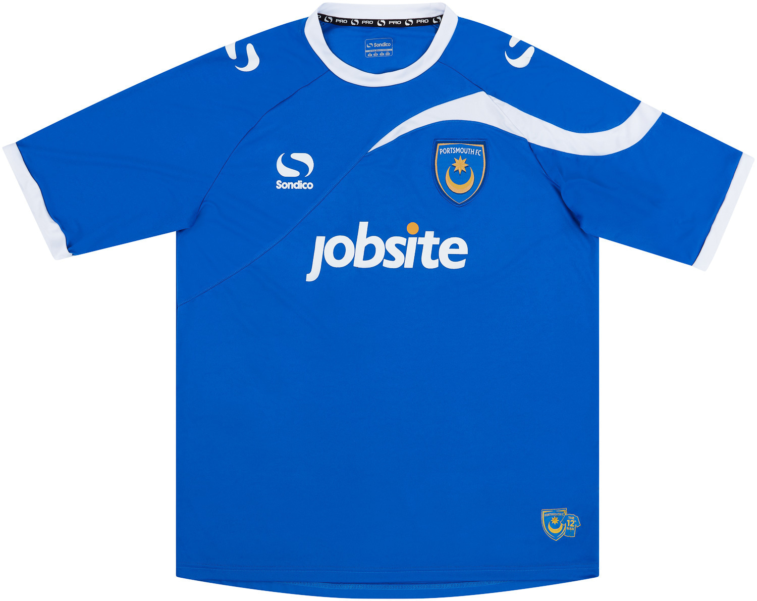 Portsmouth Cup Shirt football shirt 2010. Sponsored by Jobsite