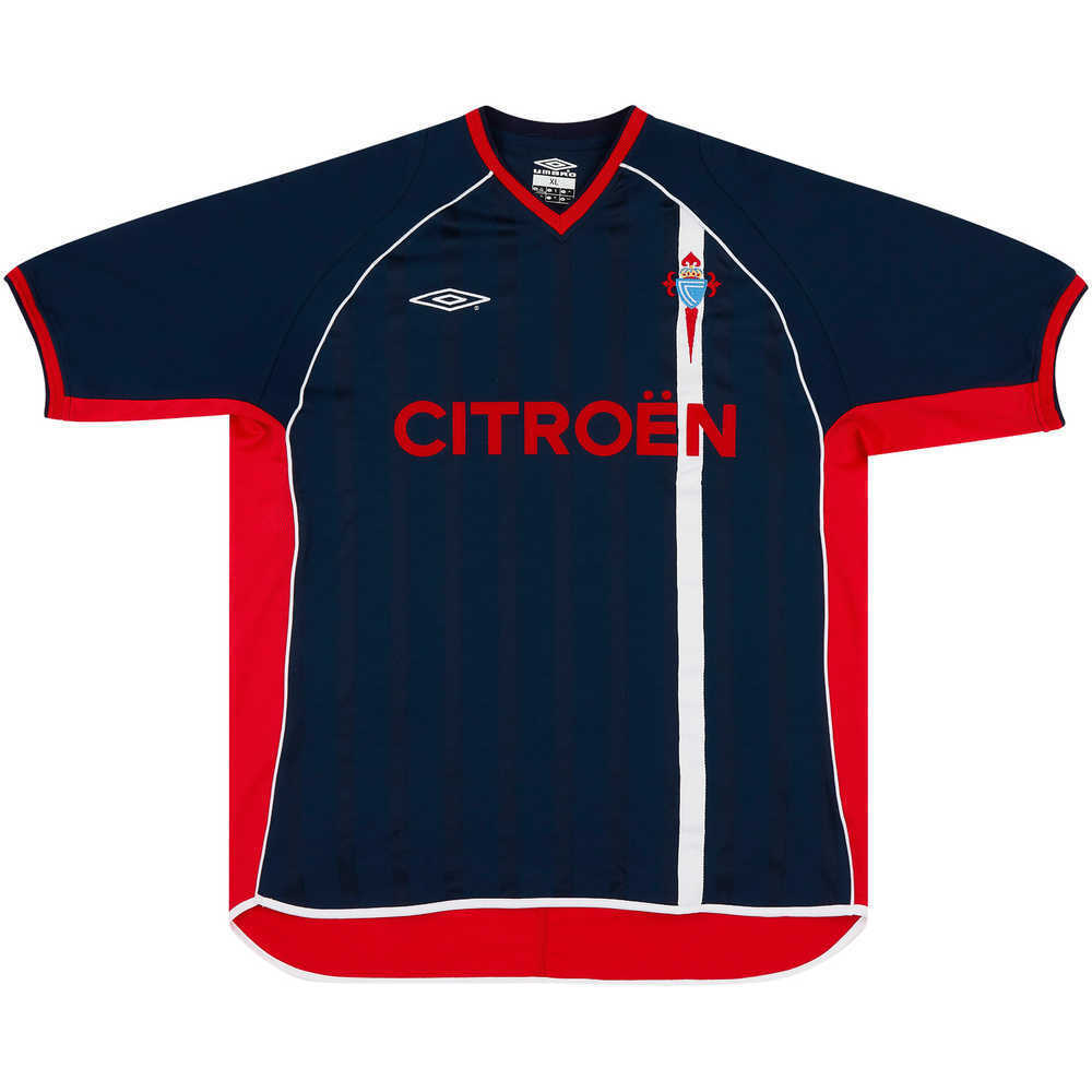 2001-02 Celta Vigo Away Shirt (Excellent) XL