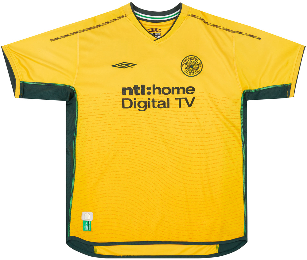 2002-03 Celtic Away Shirt Larsson #7 (Excellent) XL