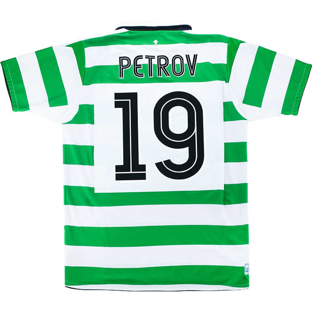 2004-05 Celtic Home Shirt Petrov #19 (Excellent) S