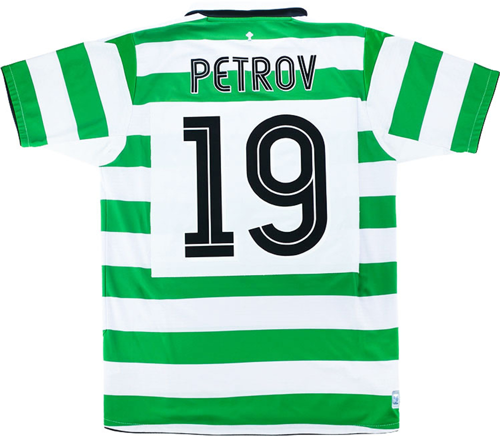 2004-05 Celtic Home Shirt Petrov #19 (Excellent) XL
