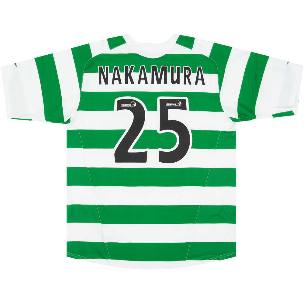 2005-07 Celtic Home Shirt Nakamura #25 *w/Tags* L