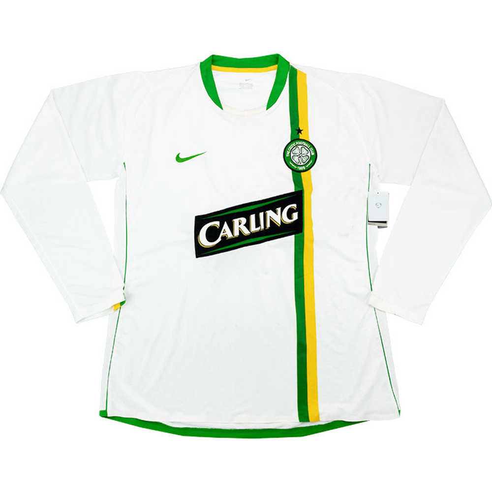 2006-08 Celtic Player Issue European L/S Shirt *w/Tags* XL