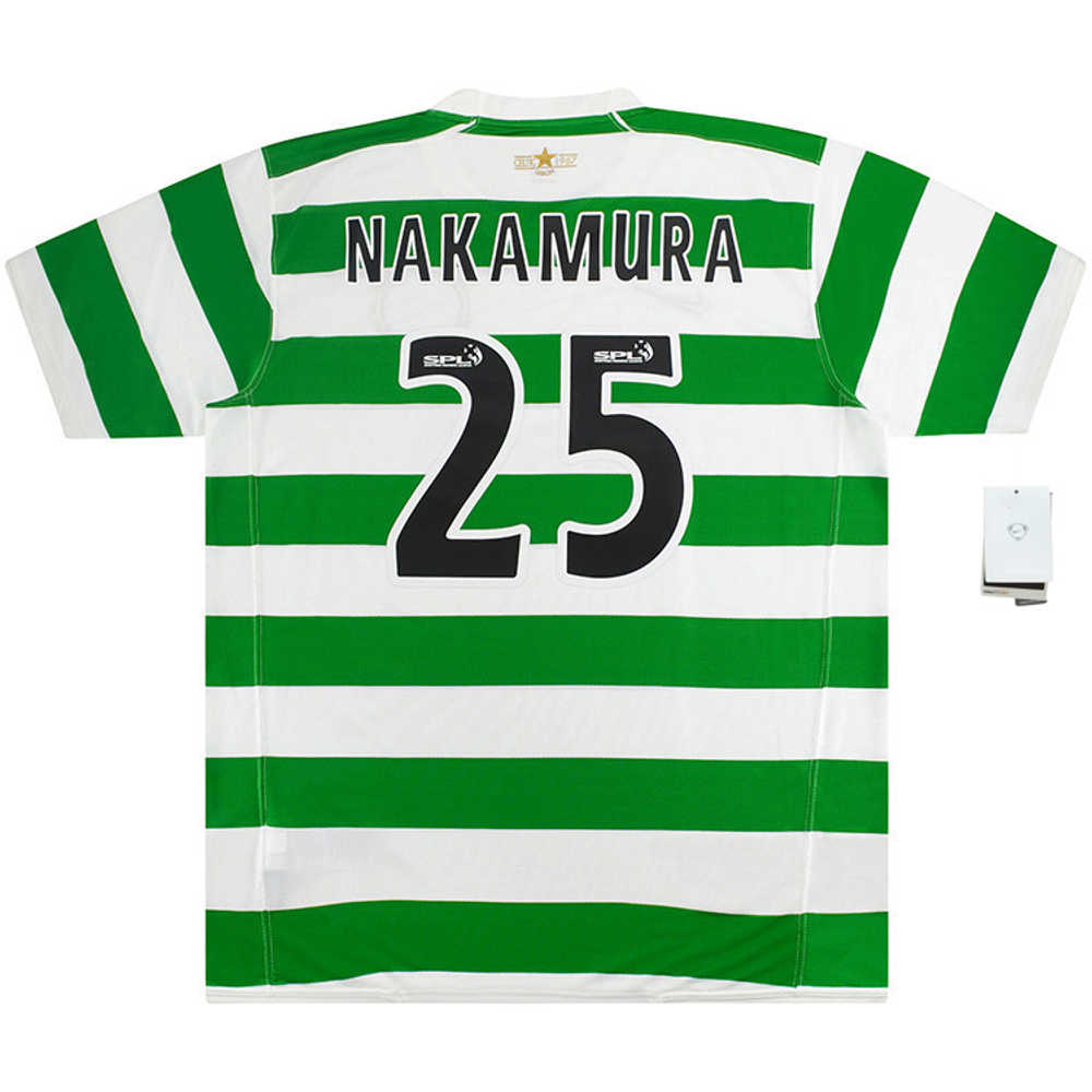 2007-08 Celtic Home Shirt Nakamura #25 *w/Tags* XL