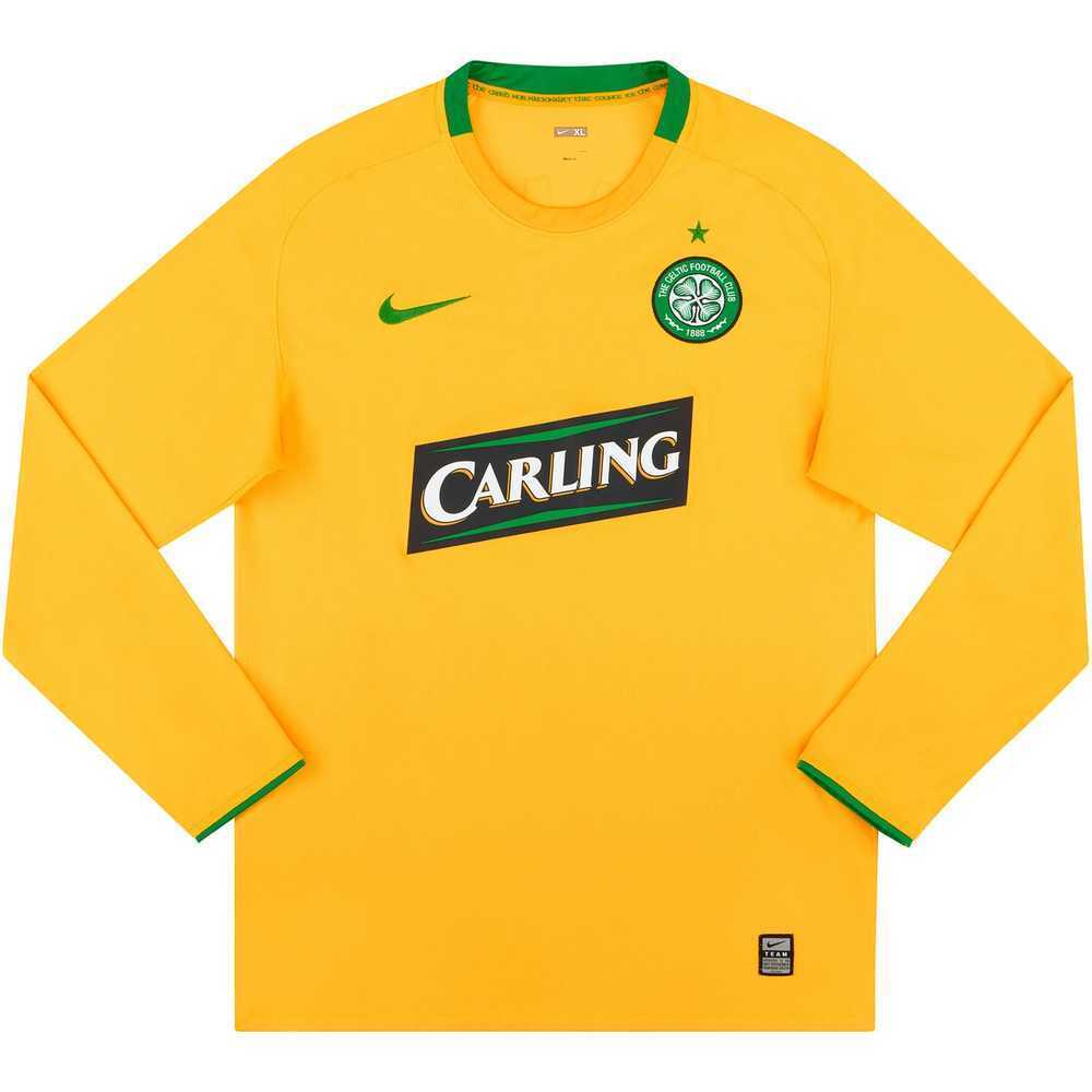 2008-09 Celtic Away L/S Shirt (Good) L