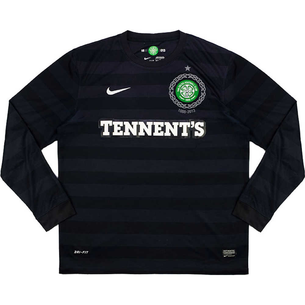 2012-13 Celtic '125th Anniversary' Away L/S Shirt (Excellent) M