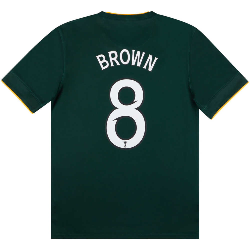 2014-15 Celtic Away Shirt Brown #8 (Excellent) S