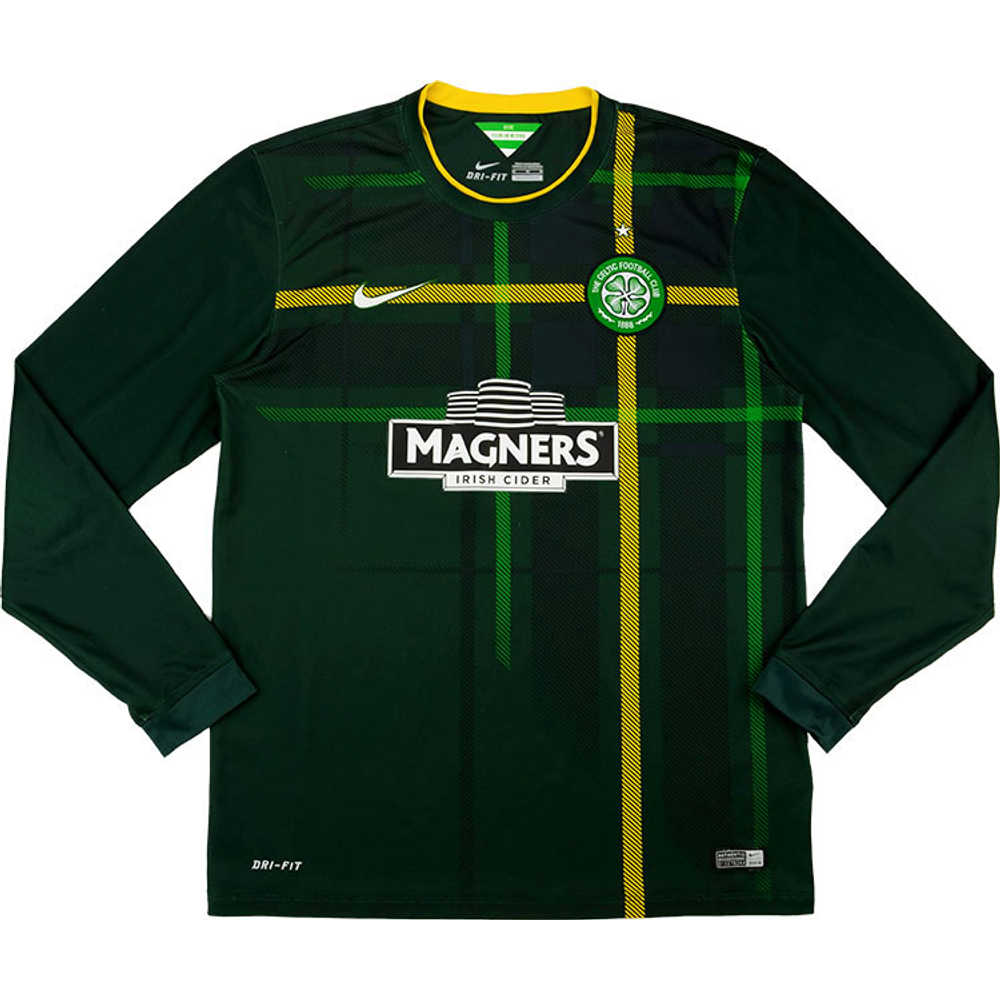 2014-15 Celtic Away L/S Shirt (Excellent) XXL