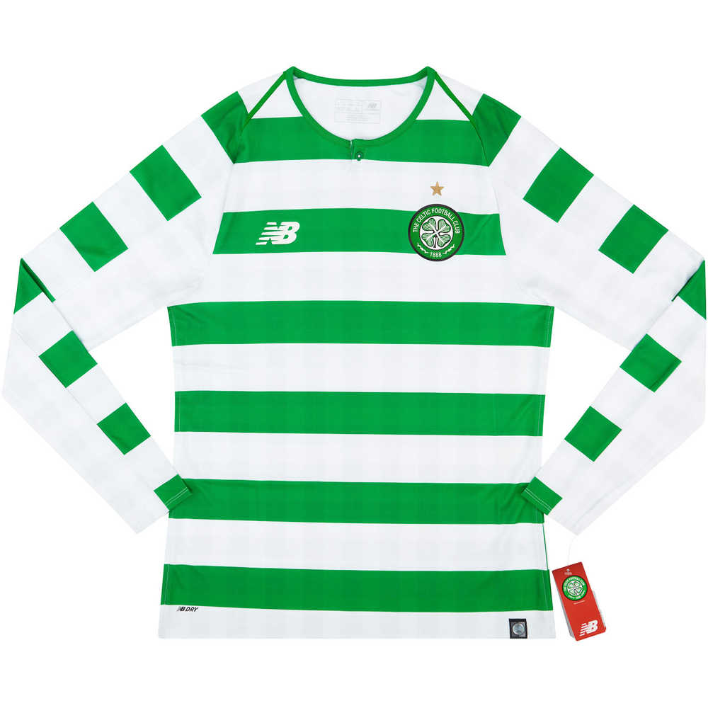2018-19 Celtic Player Issue Elite European Home L/S Shirt *BNIB*