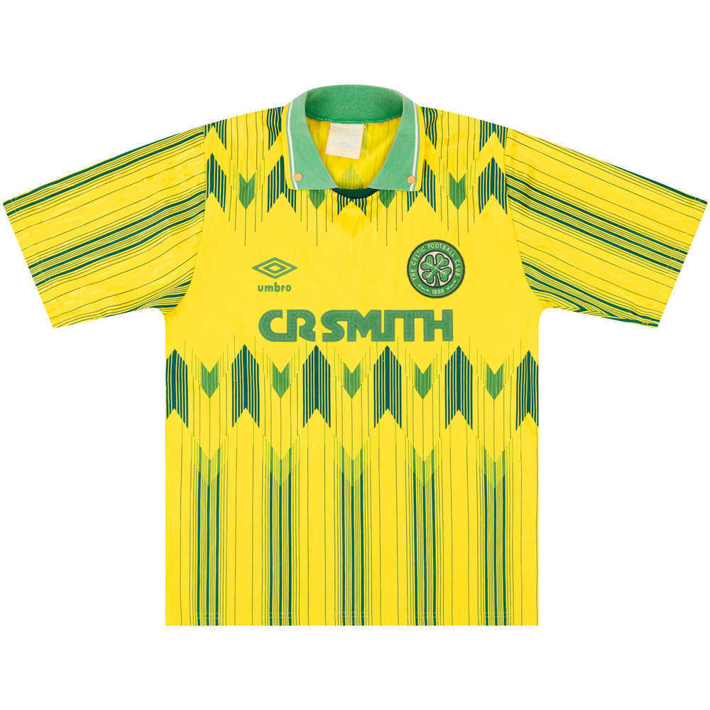 1989-91 Celtic Away Shirt (Excellent) L.Boys