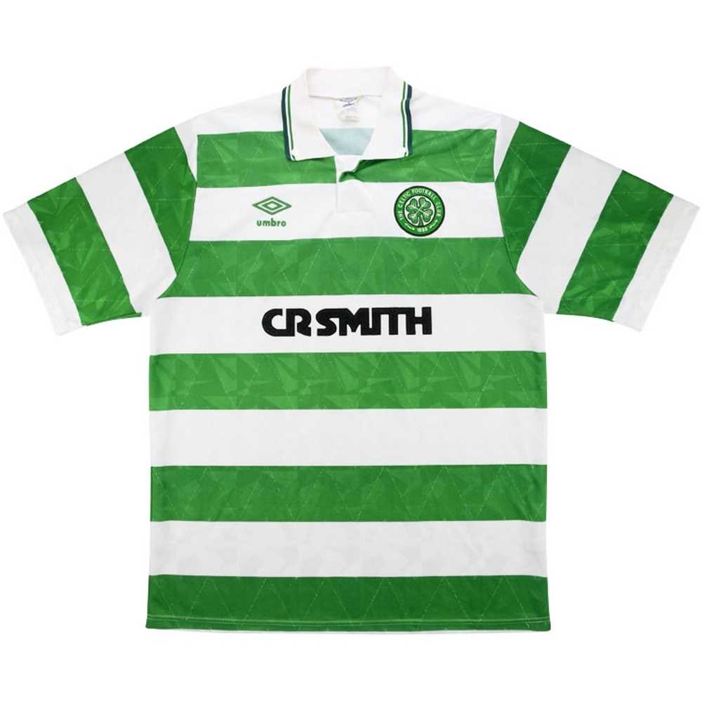 1989-91 Celtic Home Shirt (Excellent) L