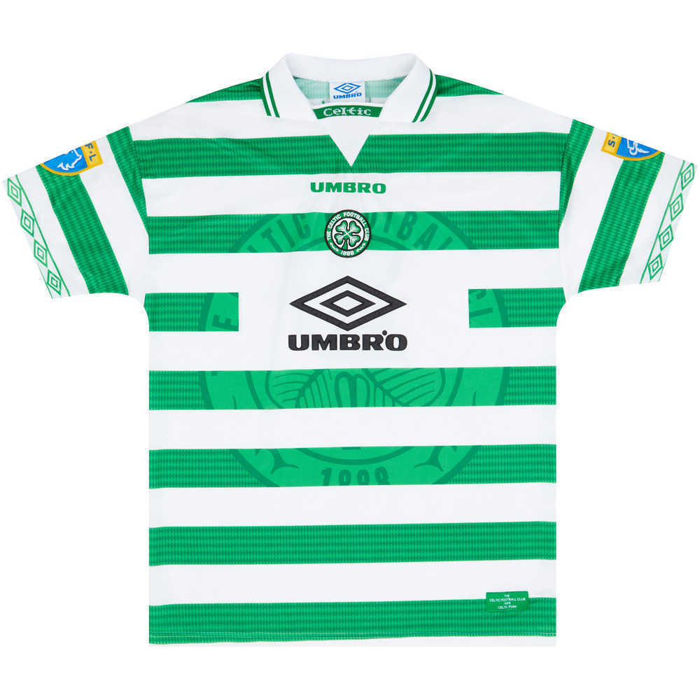 1997-98 Celtic Home Match Issue Home Shirt #9 (Jackson)
