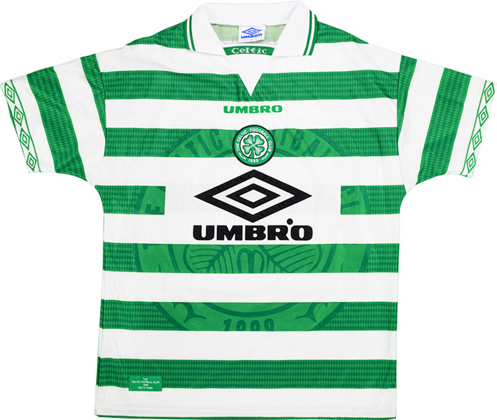 1997-99 Celtic Home Shirt Viduka #36 (Excellent) XL