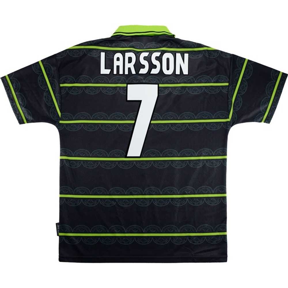 1999-00 Celtic Away Shirt Larsson #7 (Excellent) XL