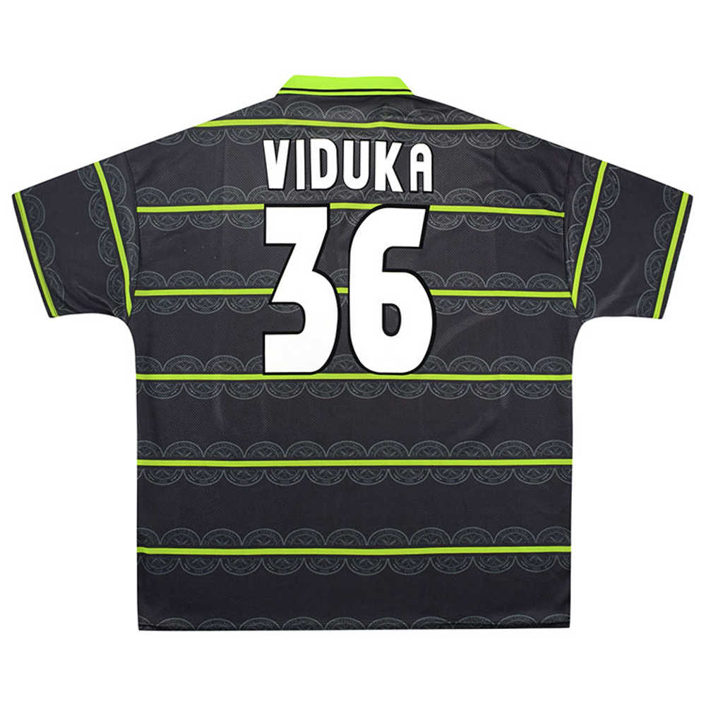 1999-00 Celtic Away Shirt Viduka #36 (Very Good) XL