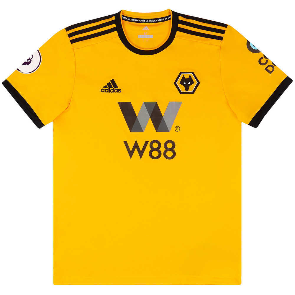 2018-19 Wolves Match Issue Home Shirt Raúl #9