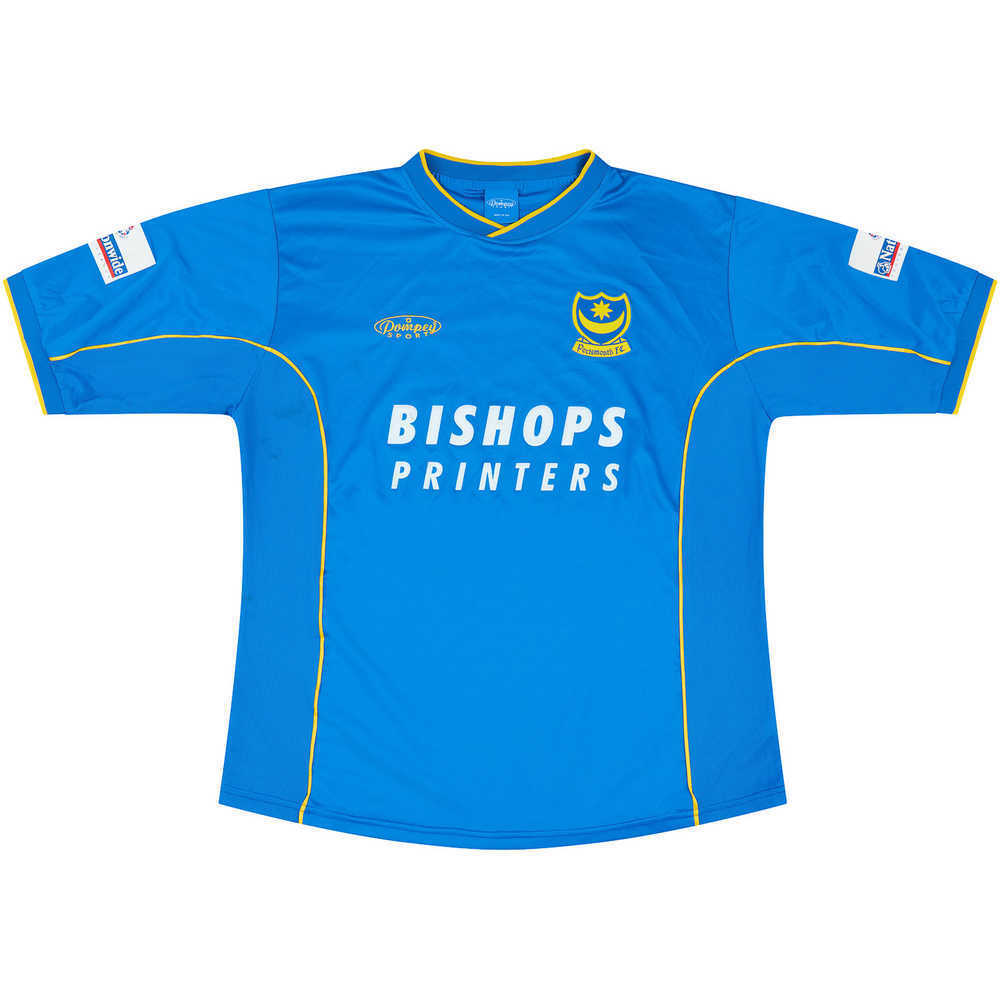 2000-01 Portsmouth Match Issue Home Shirt Edinburgh #21