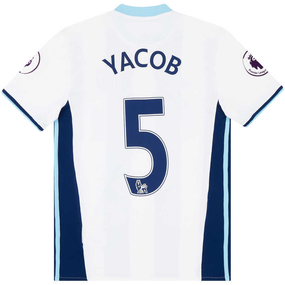 2016-17 West Brom Match Issue Home Shirt Yacob #5 (v Man Utd)